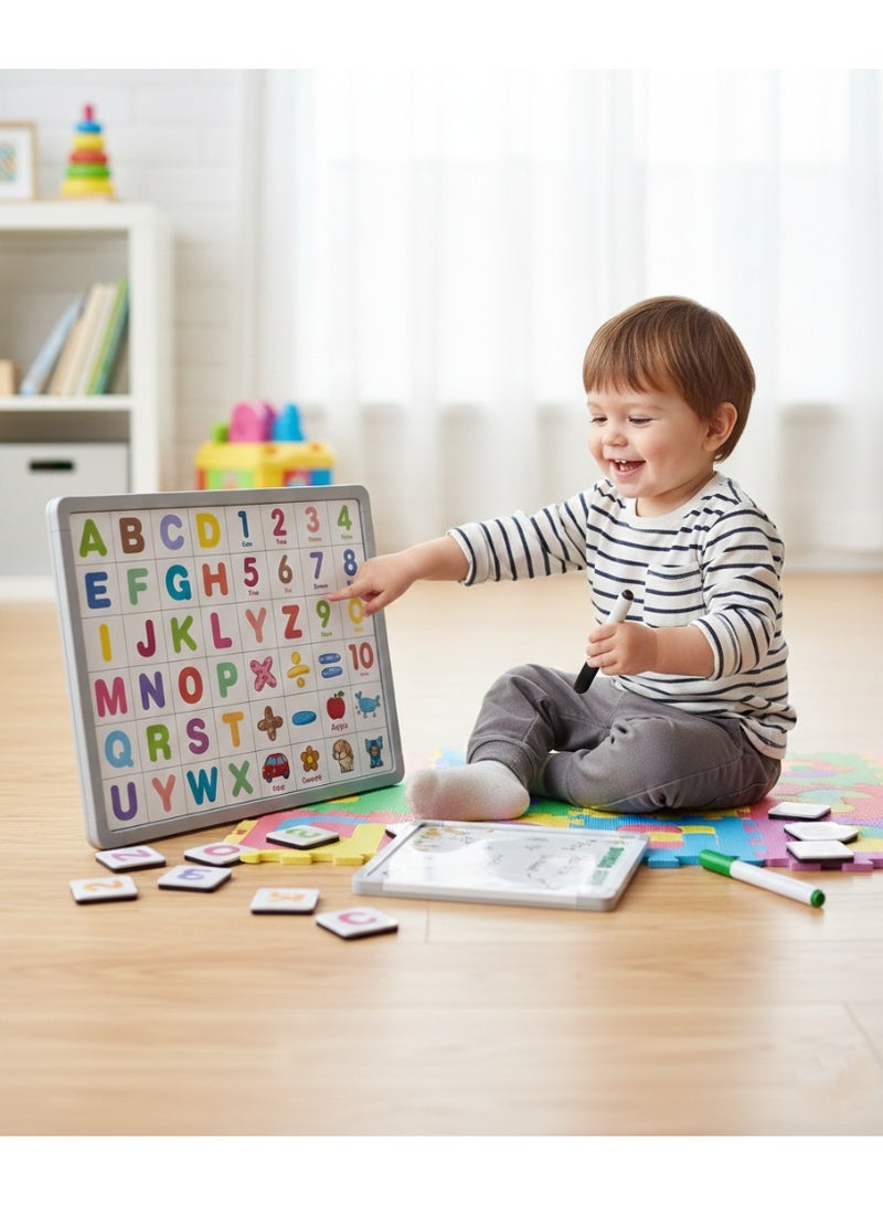 توي لاند لوحة ألغاز رقمية للأحرف والأرقام – لعبة تعليمية 2 في 1 للأطفال - Image 2